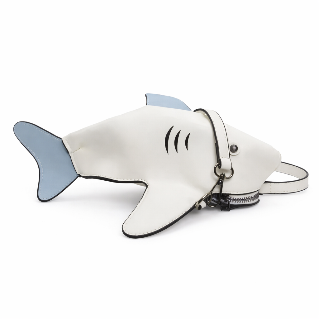 Seaborn Shark Bag (White)