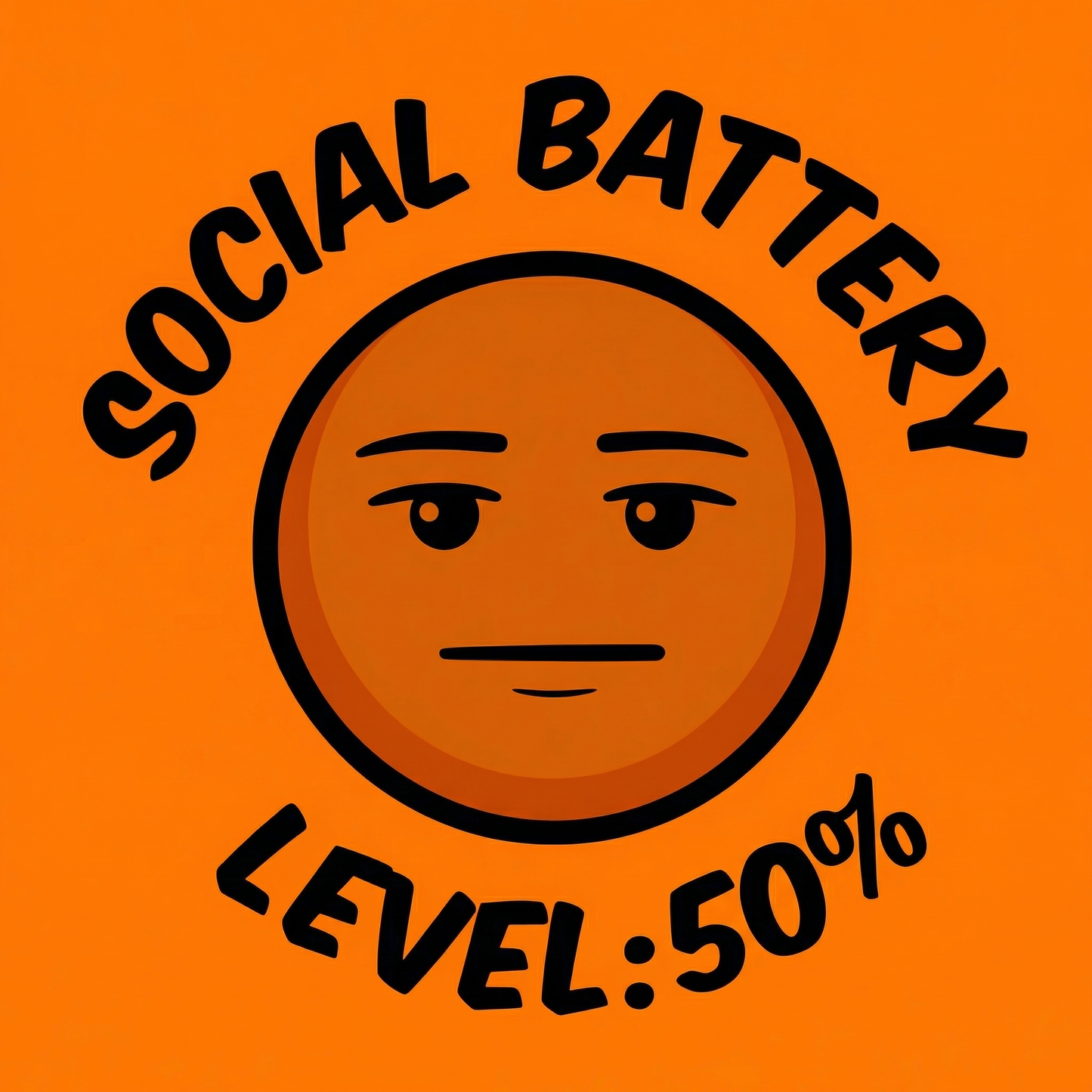 Social Battery Pin Badge