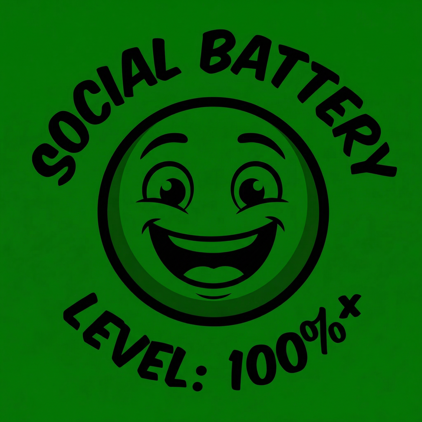 Social Battery Pin Badge